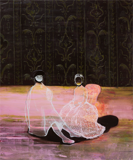 After the Masked Visitor, 2015, Oil on Canvas, 180 x 150cm