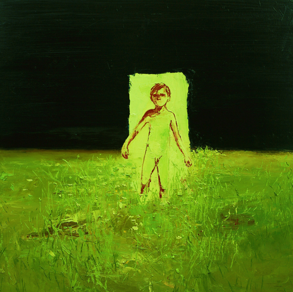 Luminous Green Boy, 2007, Oil on canvas, 122 x 122cm