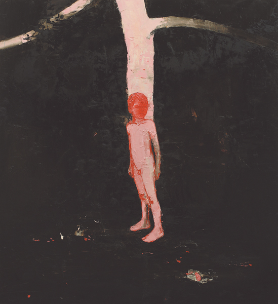 Pink Oak, 2006, Oil on canvas, 183 x 168cm