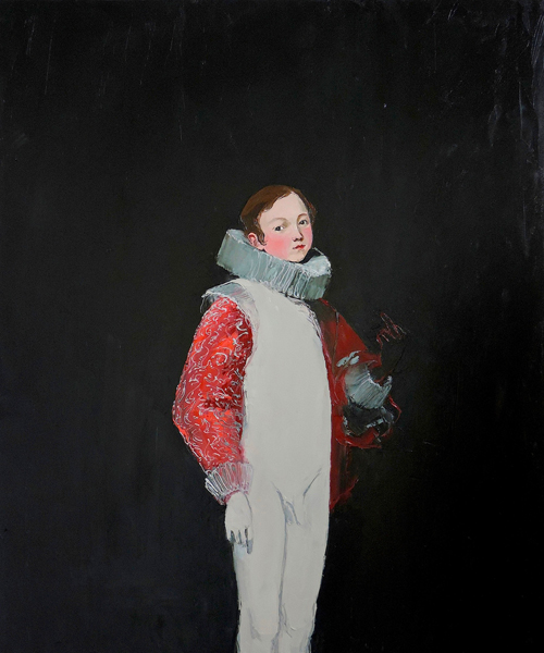 Whose Arms Contained a Black Crow, 2014, Oil on canvas, 120cm x 100cm